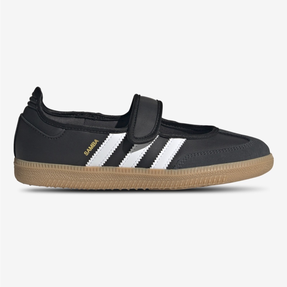 adidas Black, White & Gum Mary Jane Strap adidas Originals Samba Jane - Picture 2 of 8